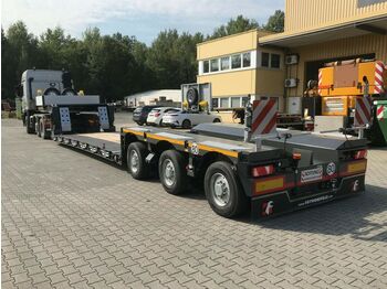 Puspiekabe zema profila platforma FAYMONVILLE