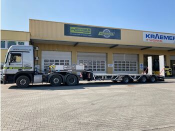 Puspiekabe zema profila platforma FAYMONVILLE