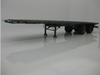 Bortu puspiekabe/ Platforma Vanhool Spring Susp.: foto 1