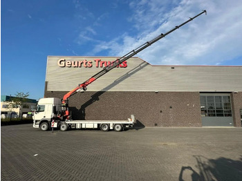 Kravas auto ar manipulatoru DAF CF 450 8X2 OPRIJWAGEN/MACHINE TRANSPORTER + PALFINGER PK 29002 G KRAAN/KRAN/CRANE/GRUA: foto 3