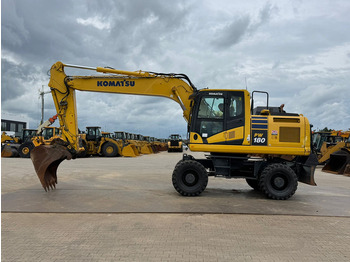 Riteņu ekskavators KOMATSU PW180