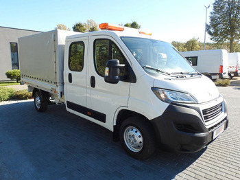 Automašīna ar kravas platformu, Kravas-pasažieru furgons Peugeot BOXER PRITSCHE DOPPELKABINE DOKA 7 SITZE: foto 4