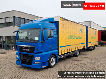Kravas automašīna ar tentu MAN TGX 18.440