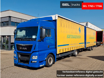Kravas automašīna ar tentu MAN TGX 18.440