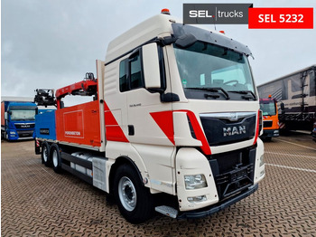Kravas auto ar manipulatoru MAN TGX 26.440 / Intarder / Fassi / Lenkachse: foto 3