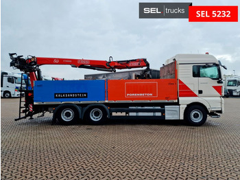 Kravas auto ar manipulatoru MAN TGX 26.440 / Intarder / Fassi / Lenkachse: foto 4