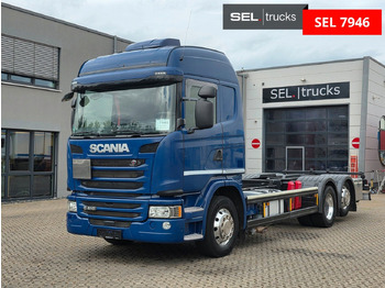 Konteineru vedējs/ Kravas automašīna ar noņemamā virsbūve SCANIA G 410
