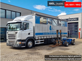 Kravas automašīna ar tentu SCANIA G 410