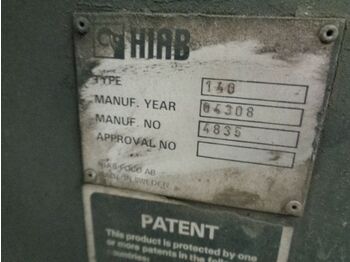 Celtnis-manipulators - Kravas automašīna Hiab 140/2: foto 5