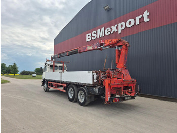 Bortu kravas automašīna/ Platforma, Kravas auto ar manipulatoru Mercedes-Benz 1320 + HMF 6.5 ton crane: foto 4