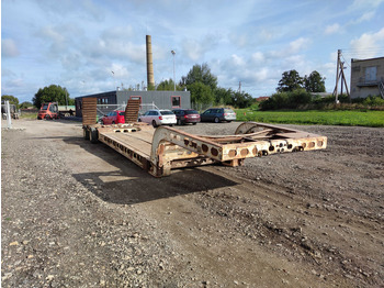Puspiekabe zema profila platforma Murray 16 tyre heavy duty low loader: foto 2