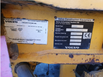 VOLVO A40D S/N: 10211 (2001)  līzingu VOLVO A40D S/N: 10211 (2001): foto 4