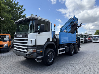 Kravas auto ar manipulatoru SCANIA P124