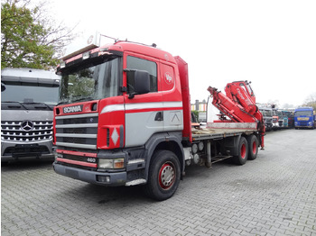 Kravas auto ar manipulatoru SCANIA R144