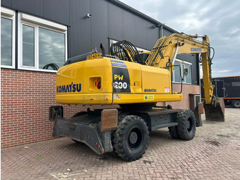 Riteņu ekskavators Komatsu PW200: foto 4