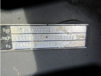 Priekšējā ass - Kravas automašīna Mercedes-Benz F-0,OA/C22,5 VAR 739505 A 000 330 10 00 // A 601 584 51 24 MERCEDES EURO 6: foto 5