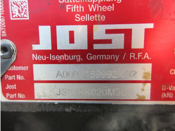 Seglierīce - Kravas automašīna jost JSK40/G50-X/D152 JSK40/G50-X/D152 MERCEDES BENZ 1843 EURO 6: foto 5