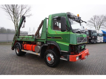 Būvgružu konteineru vedējs Volvo FM12-420 / ENGINE RUNNING / 4X4 / HYDRAULICS / BIG AXLE / ONLY:510426 KM / FULL STEEL / EURO-3 / 2001: foto 3
