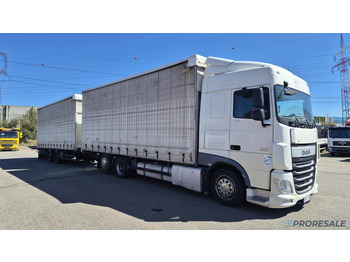 Kravas automašīna ar tentu DAF XF