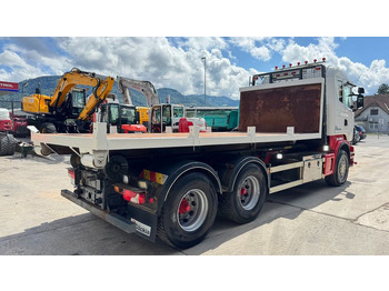 Konteineru vedējs/ Kravas automašīna ar noņemamā virsbūve Scania R400 6x4 abroll tipper + plato: foto 5