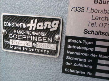 Drukas iekārtas Constantin Hang 107-30 Multi-spindle Paper Drilling Machine: foto 3