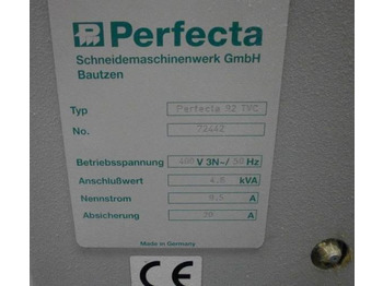 Papīra griešanas mašīna Perfecta 92 TVC high-speed cutter: foto 5