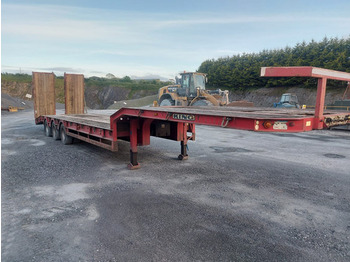 Puspiekabe zema profila platforma KING