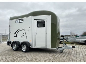 Jaunā Zirgu piekabe CHEVAL LIBERTÉ Cheval Liberte Touring Country XL przyczepa na dwa konie | duża siodlarnia | drzwi boczne | rampa przednia | 387×179 cm | ALUMINIOWA | Debon | dostawa | mocna i solidna |: foto 4