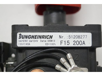Elektrosistēma - Iekraušanas tehnika Jungheinrich 51208277 | Noodstop schakelaar Emergency disconnector 200A Noodstop schakelaar Emergency disconnector 200A: foto 2