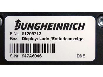 Mērinstrumentu panelis - Iekraušanas tehnika Jungheinrich 51295713 | Battery indicator sn. 947A6046: foto 3 Mērinstrumentu panelis - Iekraušanas tehnika Jungheinrich 51295713 | Battery indicator sn. 947A6046: foto 3