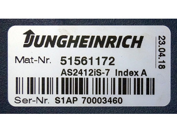 Elektroniskais vadības bloks (ECU) - Iekraušanas tehnika Jungheinrich 51561172 | Rij/hef/stuur regeling  drive/lift/steering controller A: foto 2