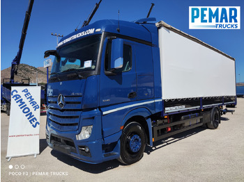 Kravas automašīna ar tentu MERCEDES-BENZ Actros 1836
