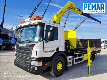 Kravas auto ar manipulatoru SCANIA P 250