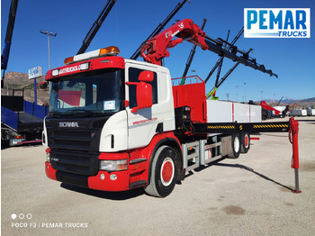 Kravas auto ar manipulatoru SCANIA P 400