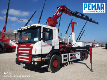 Kravas auto ar manipulatoru SCANIA P 420