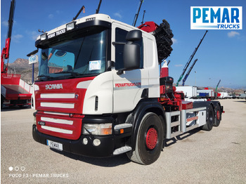 Kravas auto ar manipulatoru SCANIA P 420 GRUA GANCHO MULTILIFT 6X2: foto 2