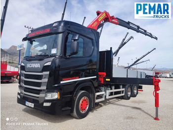 Kravas auto ar manipulatoru SCANIA R 500