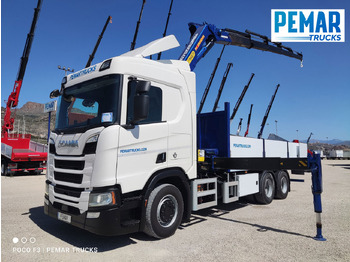 Kravas auto ar manipulatoru SCANIA R 520