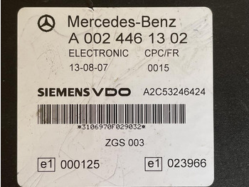 Elektroniskais vadības bloks (ECU) - Kravas automašīna MERCEDES-BENZ CPC/FR A 002 446 13 02: foto 3