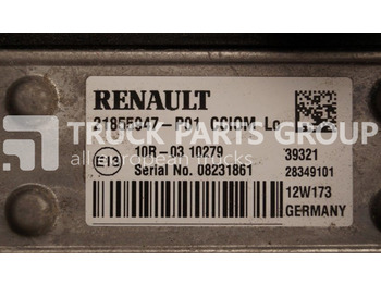 Elektroniskais vadības bloks (ECU) RENAULT T