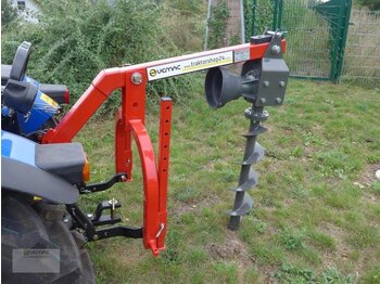 Jaunā Zemes urbis - Traktors Vemac Erdbohrer Bohrer Bodenbohrer bis 40cm Zapfwelle Neu: foto 3