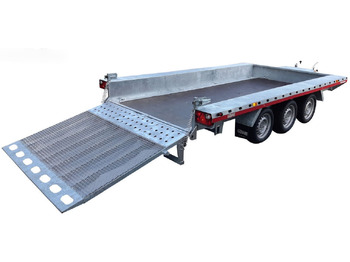 Jaunā Celtniecības tehnikas piekabe Gewe Przyczepa pod minikoparkę 4x1,8m - 3osiowa, B3500 E/1: foto 3