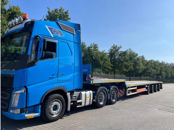 Puspiekabe zema profila platforma FAYMONVILLE