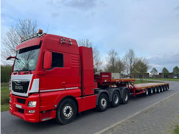 Puspiekabe zema profila platforma NOOTEBOOM