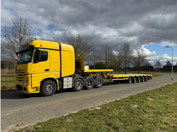 Puspiekabe zema profila platforma NOOTEBOOM