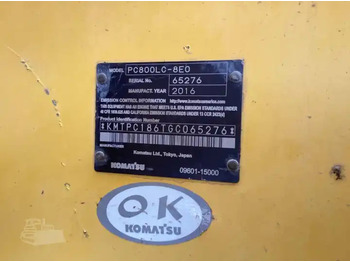 Kāpurķēžu ekskavators High Quality Used Komatsu Pc800 Excavator,Widely Used Komatsu Japan Brand With Cheap Price - Buy Komatsu Pc800 Excavator: foto 4