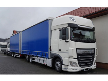 Kravas automašīna ar tentu DAF XF 480