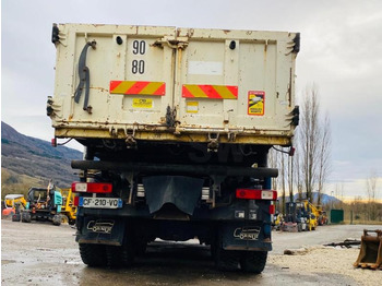 Kravas automašīna pašizgāzējs, Kravas auto ar manipulatoru RENAULT KERAX 8x4 520 BIBENNE CIF GRUE CORMACH: foto 4