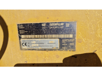 CAT 324 D Deutsche Maschine | Schnellwechsler | Löffel | Hammerhydraulik | 8016h original līzingu CAT 324 D Deutsche Maschine | Schnellwechsler | Löffel | Hammerhydraulik | 8016h original: foto 3