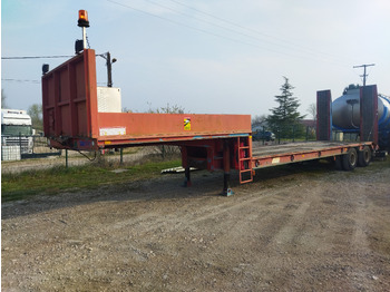 Puspiekabe zema profila platforma CASTERA